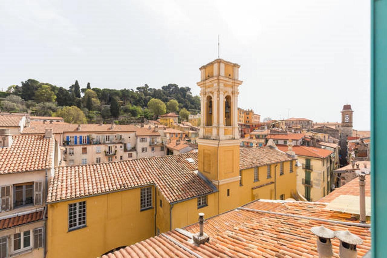 La Croix - F3, Terrasse Vue Panoramique, Vieux-Nice Old Town And Terrace Kültér fotó