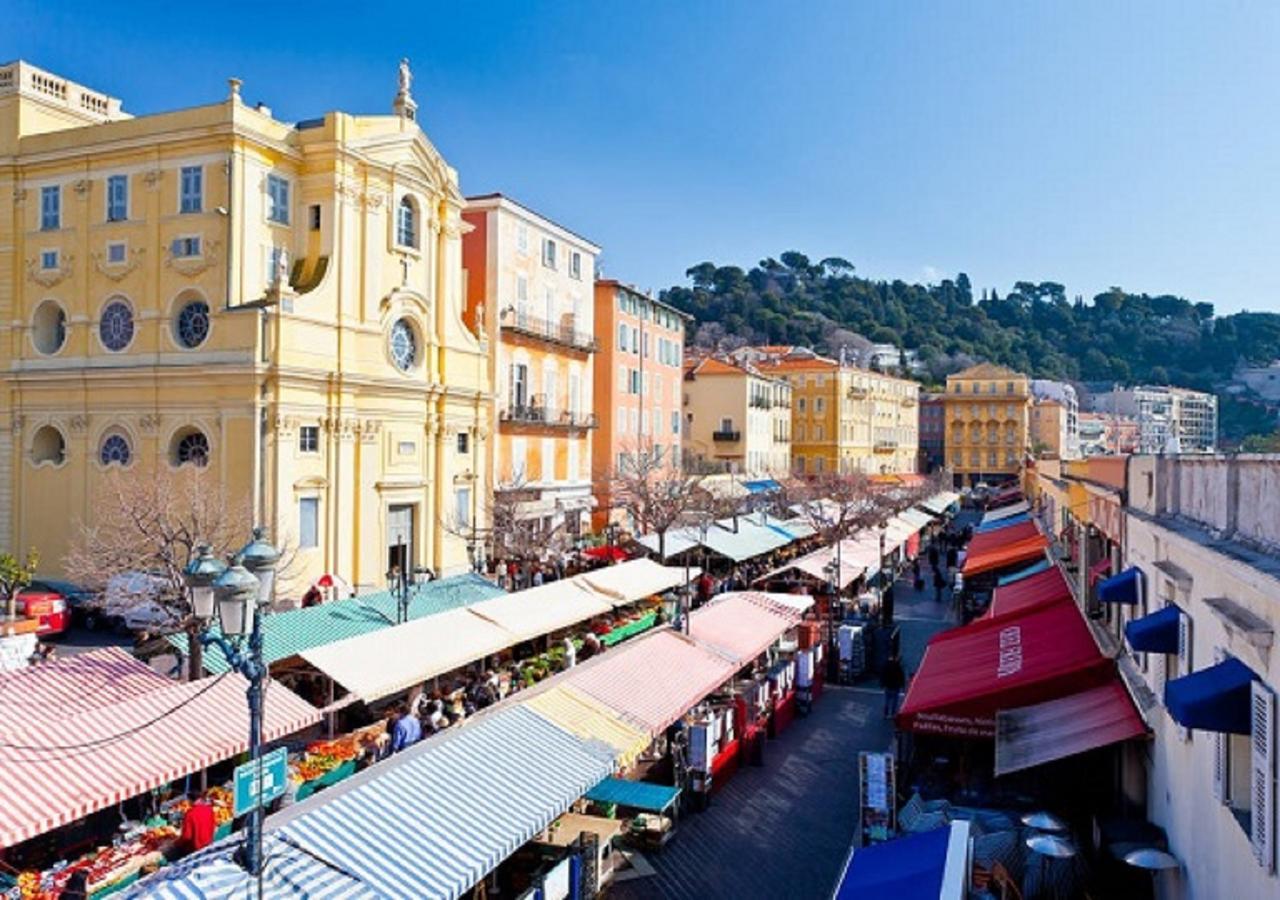 La Croix - F3, Terrasse Vue Panoramique, Vieux-Nice Old Town And Terrace Kültér fotó